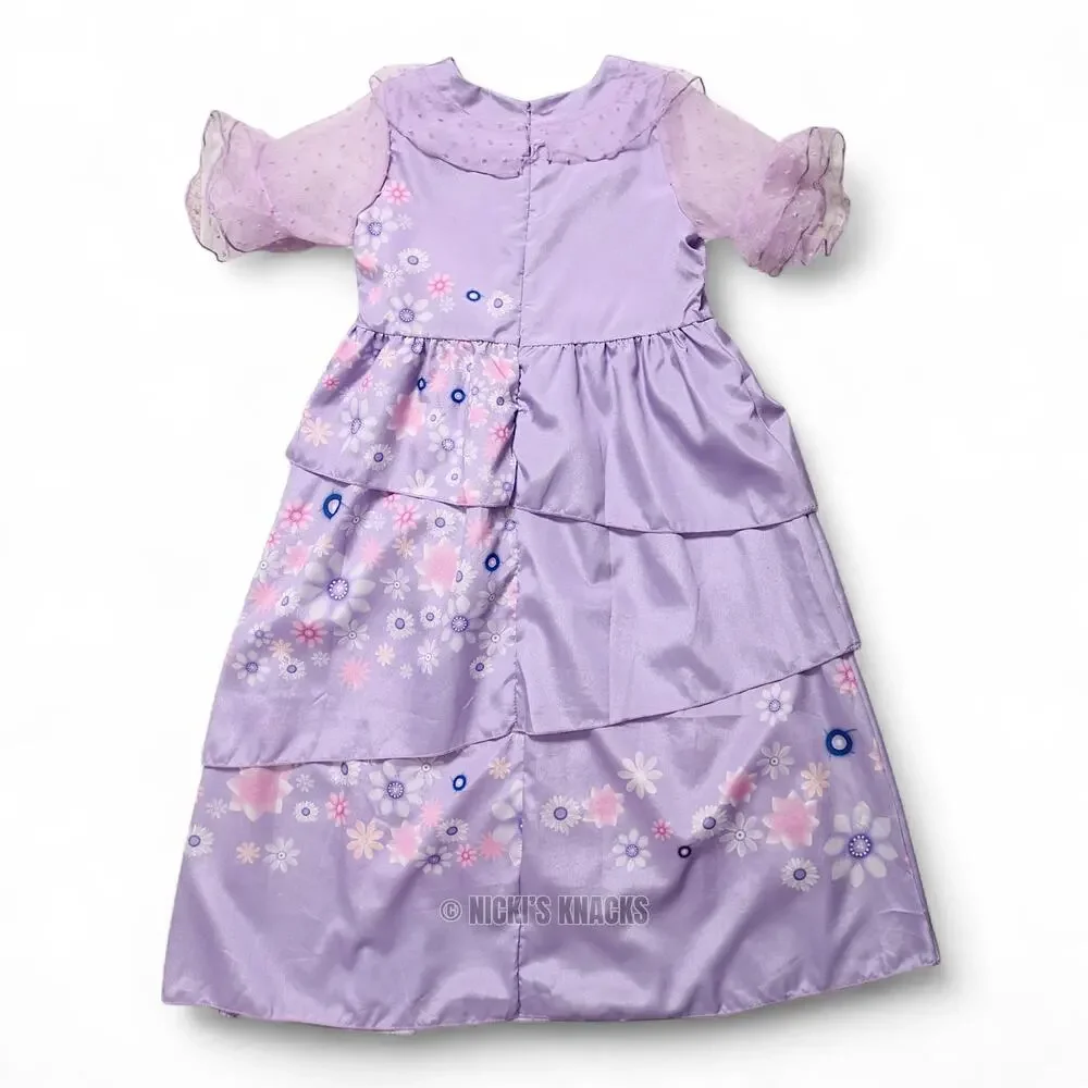 Disney Sofia The First Purple Dress Costume Dress-Up Play Size 10/12